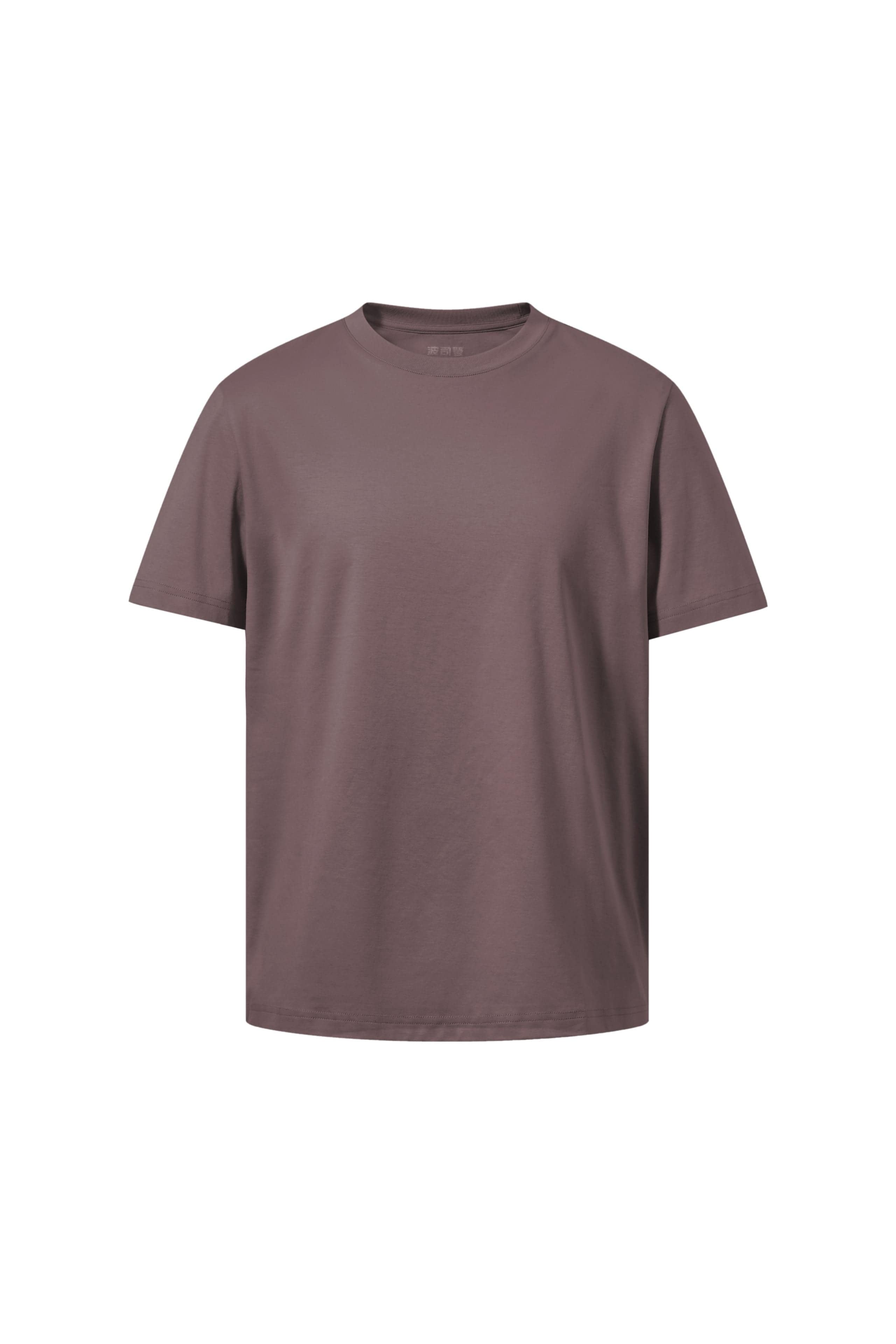 Men's Short Sleeved T-shirt 811 — men's tee combines cooling breathability with a structured A-line silhouette in Smoky Chestnut, sizes XS–XXXL