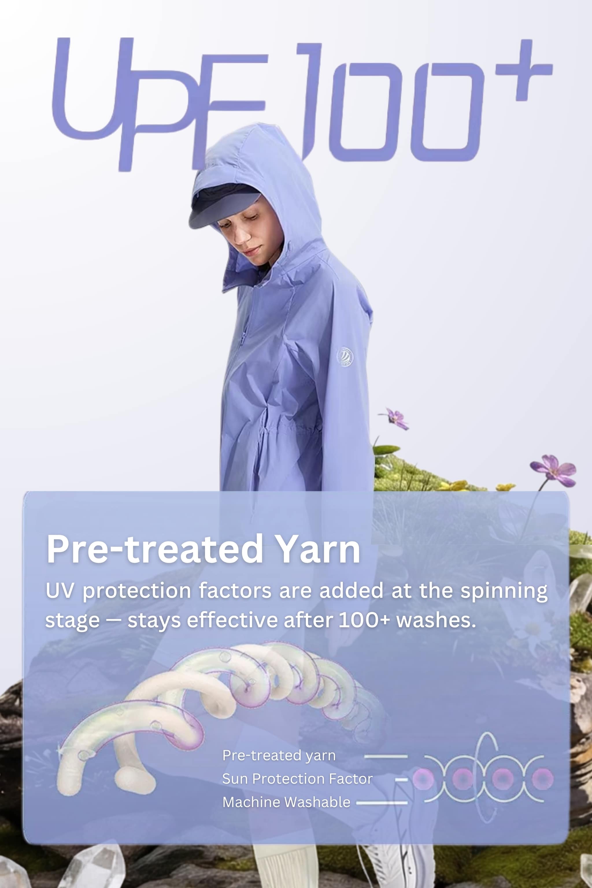 Urban Outdoor Women's Jacket 392 — women's jacket delivers reliable sun protection in a lightweight — view 6; water-resistant, UPF 100+