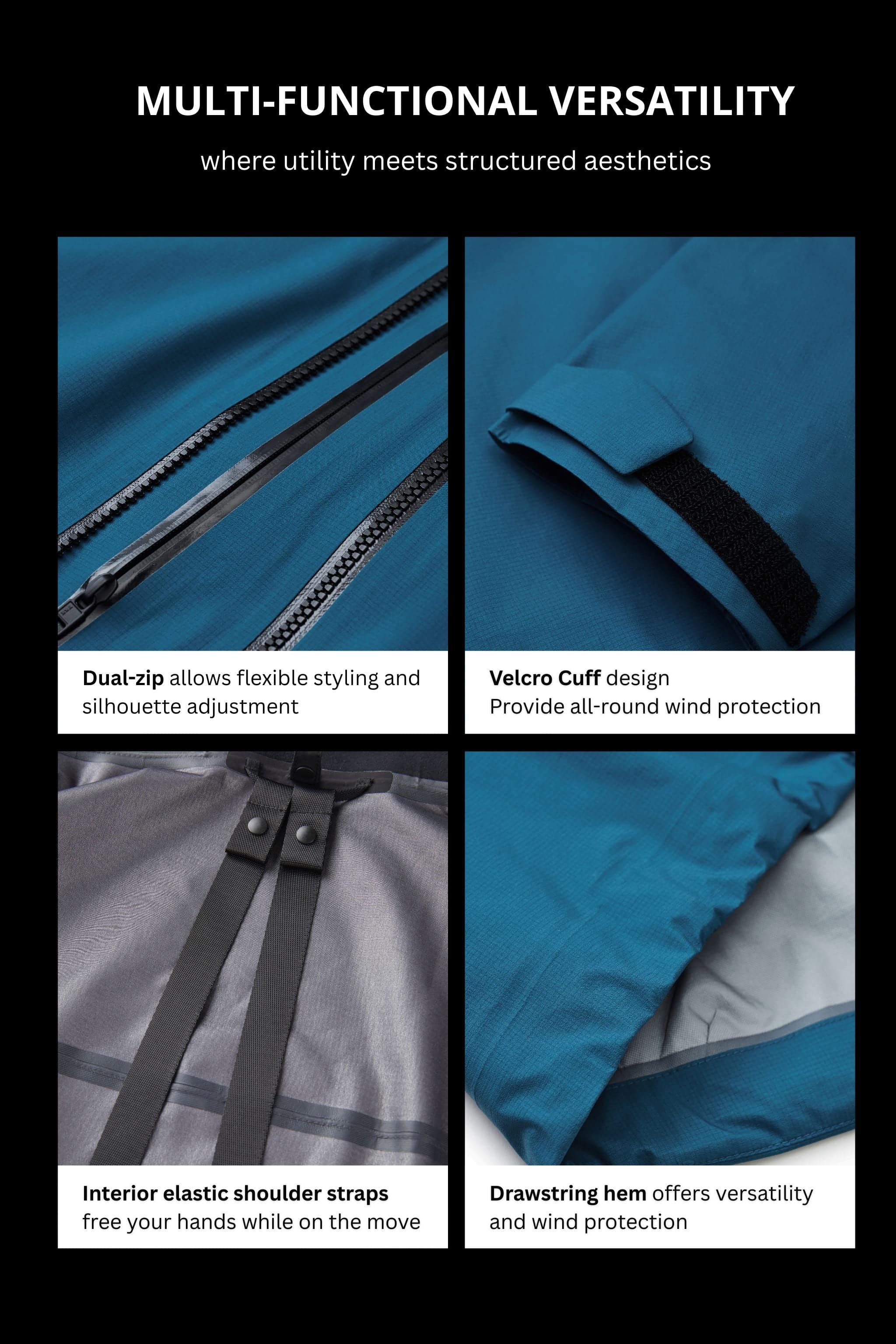 BOSIDENG SS26 VERTEX Shell Jacket 120 Jacket