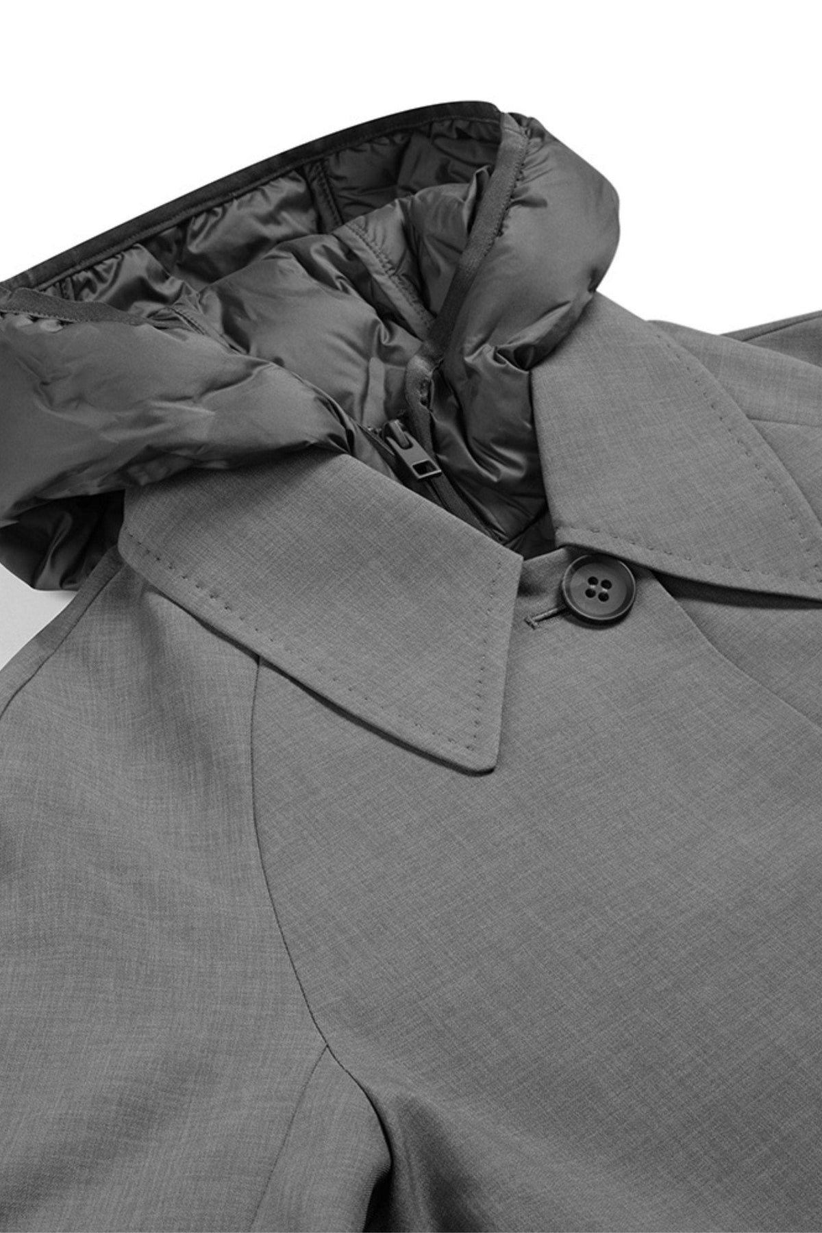 Women's Long 3 in 1 Goose Down Trench 926
