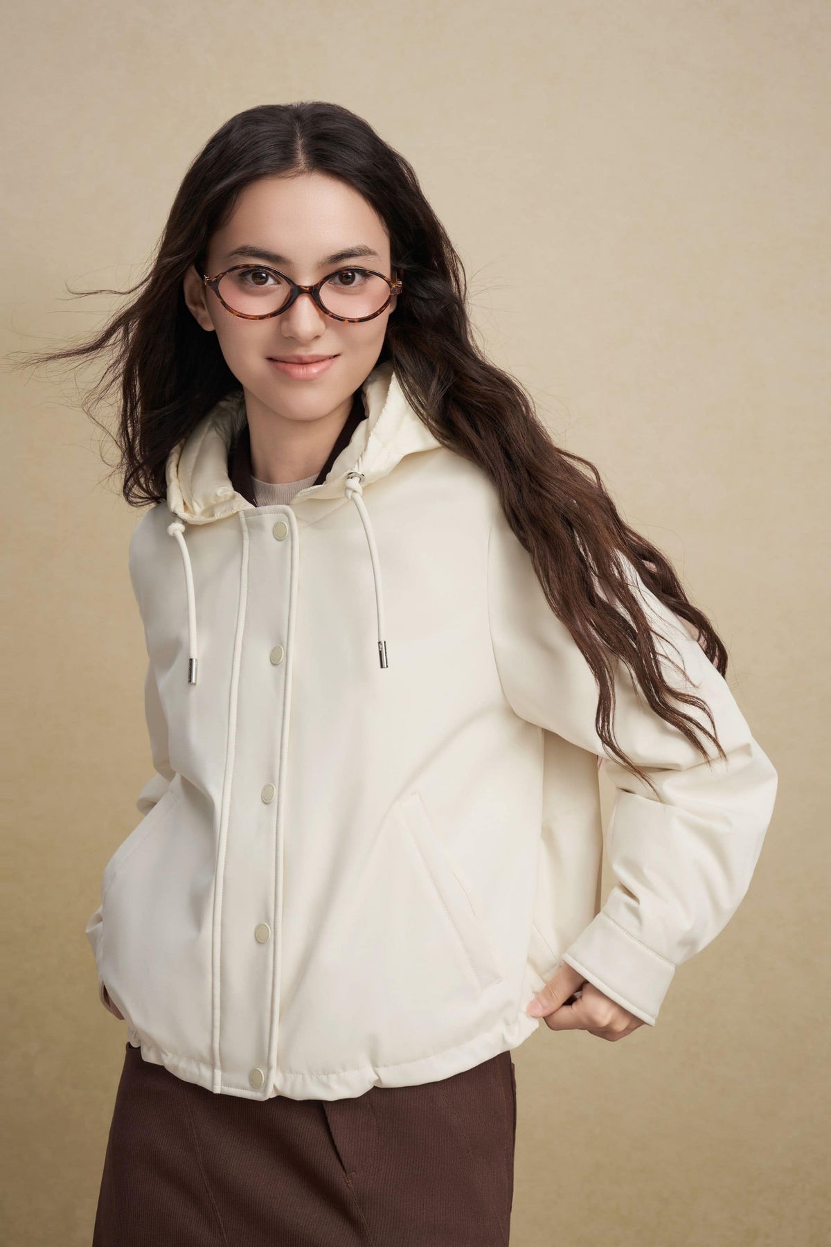 Womens Hybrid Down Jacket 348