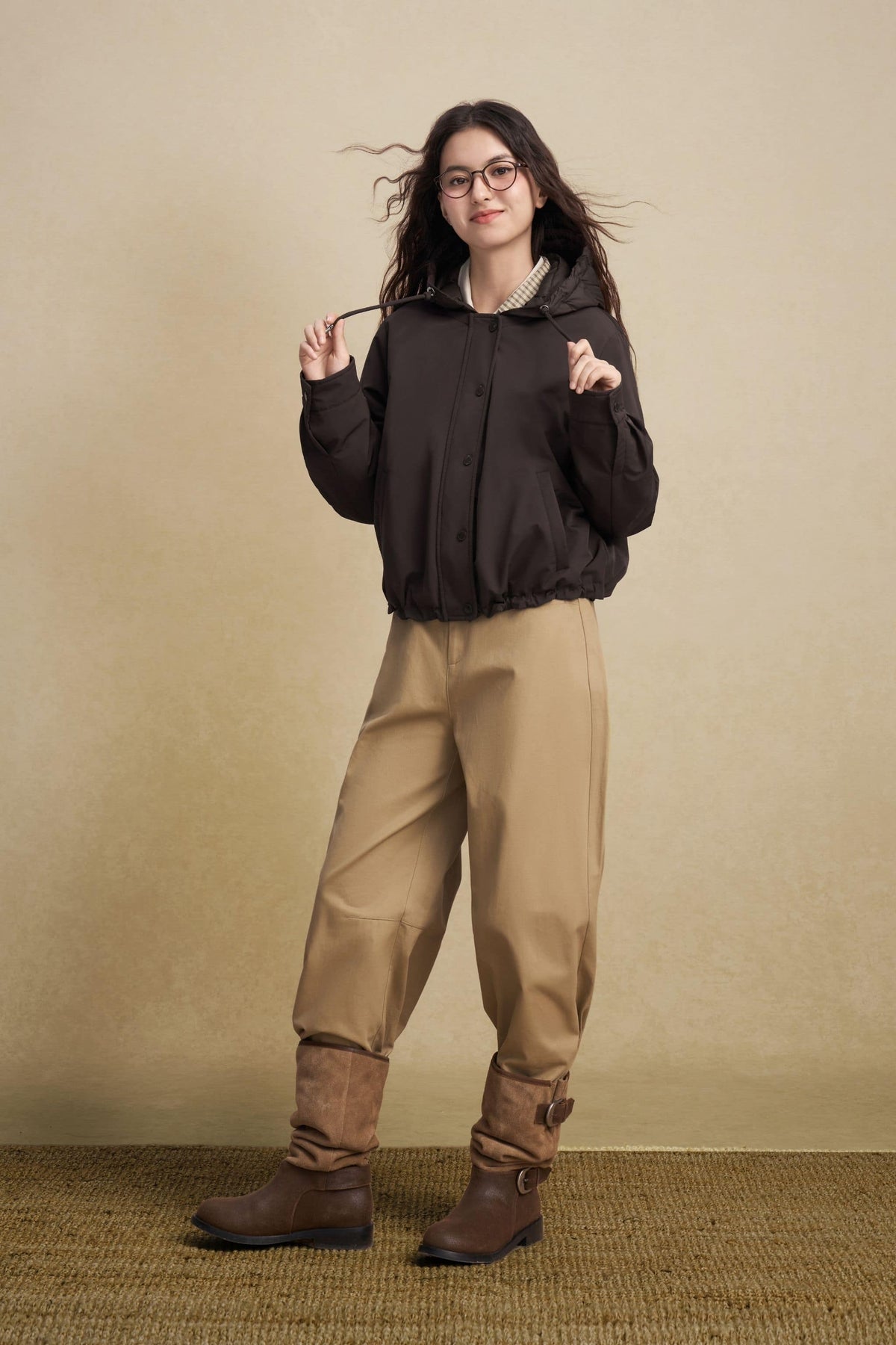 Womens Hybrid Down Jacket 348