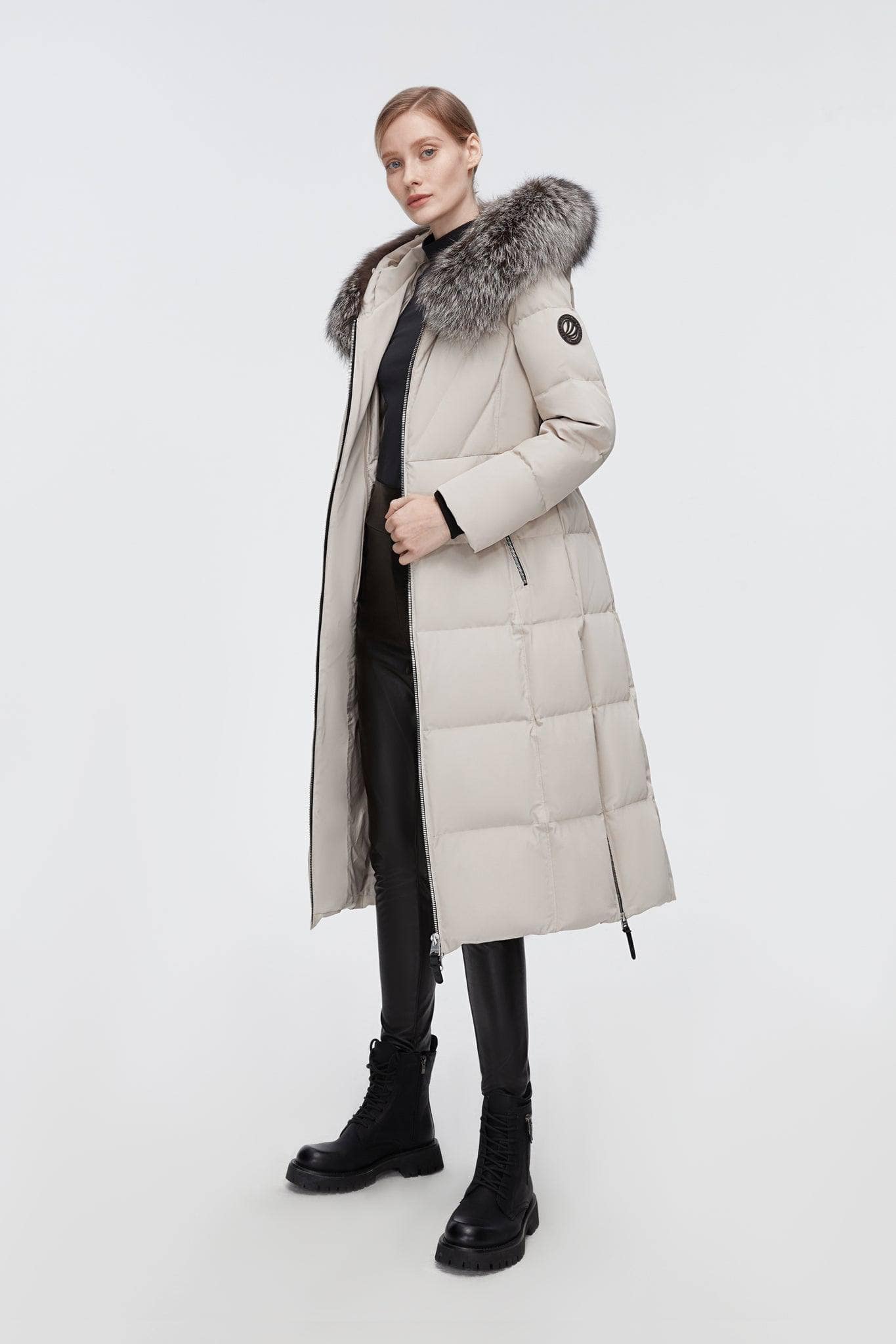 BOSIDENG 2022 Full Length Hooded Goose Down Jacket Jacket