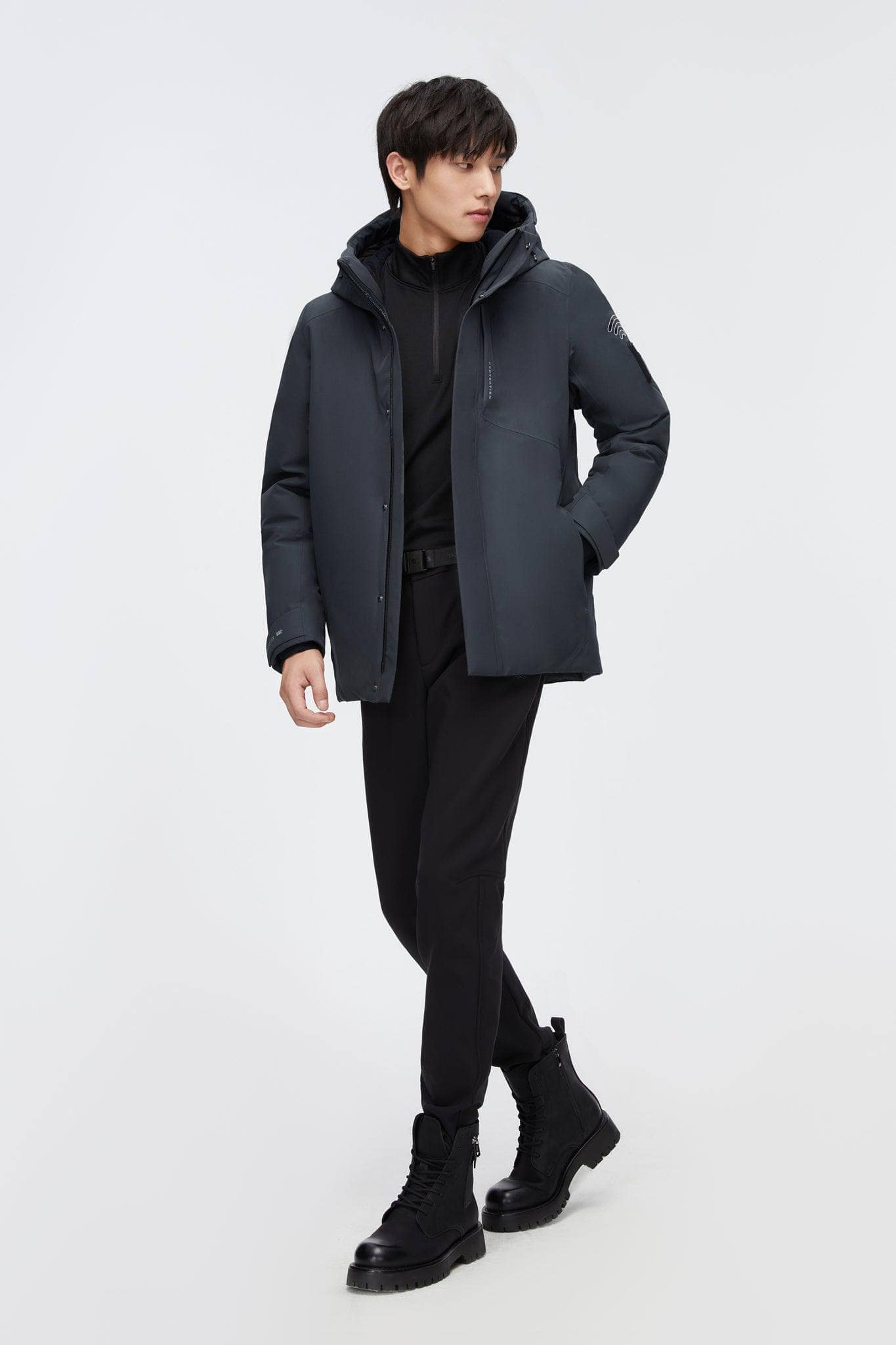 BOSIDENG 2022 GORE-TEX® Goose Down Short Trench Jacket