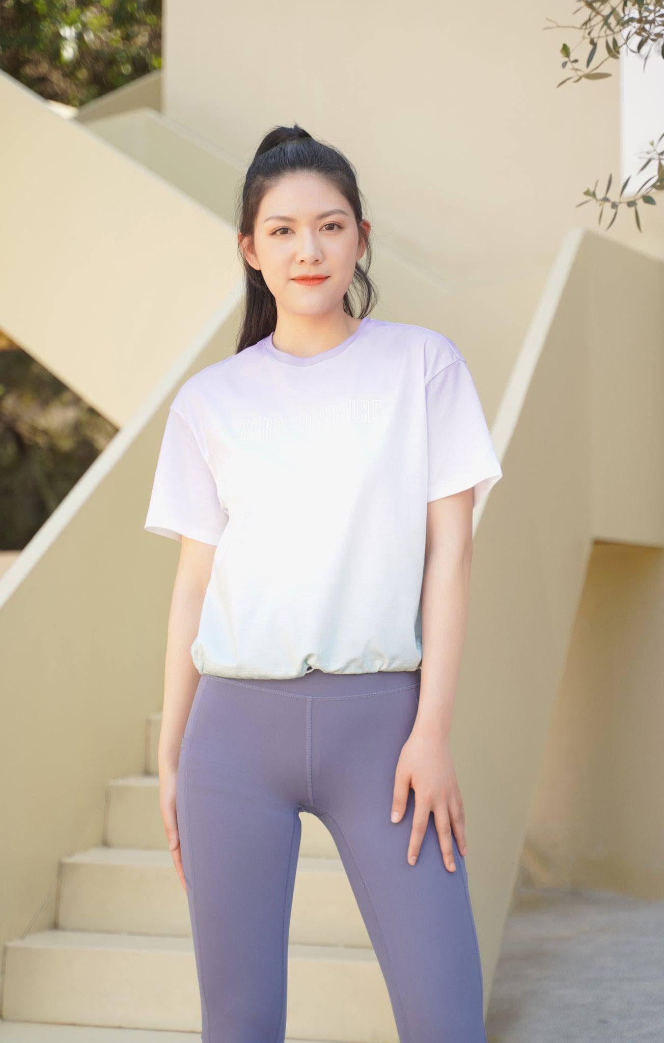 BOSIDENG 2022 Gradient T-Shirt Top