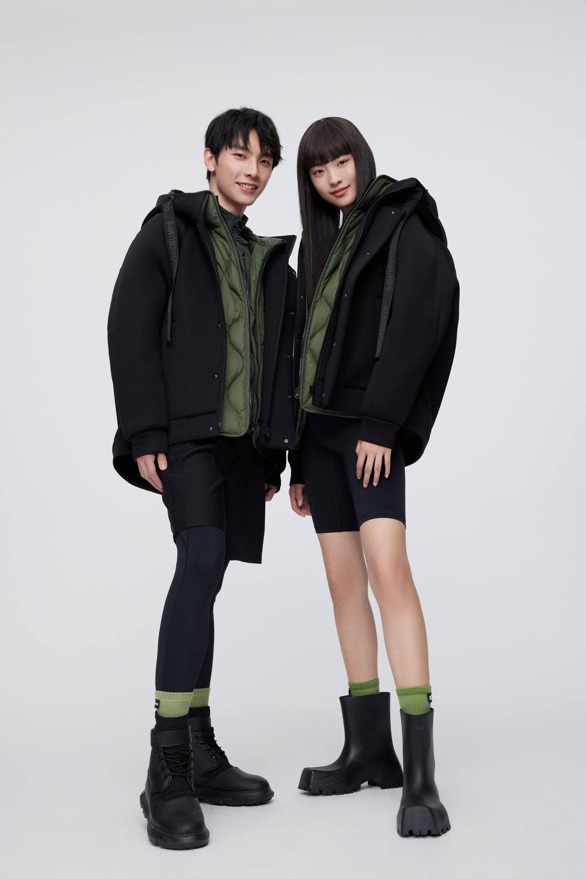 BOSIDENG 2022 Hooded Mid-length Goose Down Jacket Jacket