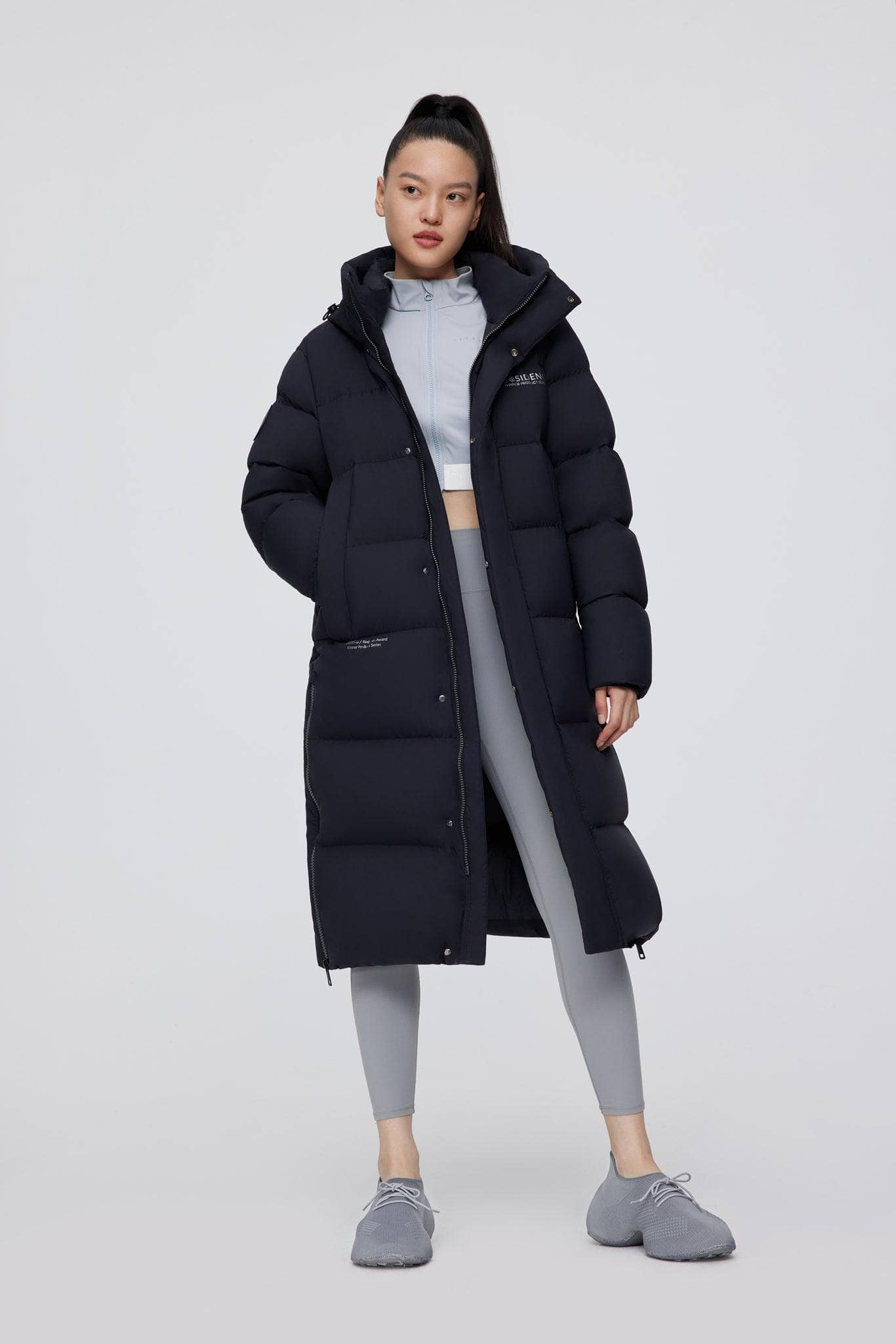 BOSIDENG 2022 Long Down Puffer With Hood Jacket