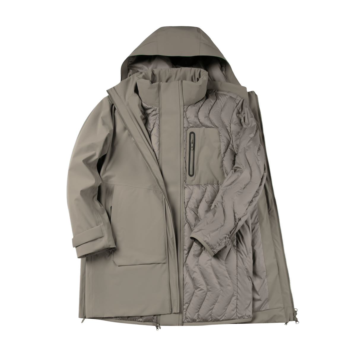 BOSIDENG 2022 Mid-Length Goose Down Jacket