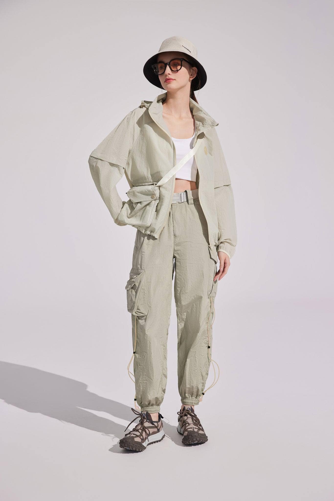 BOSIDENG SS23 Grace Shell Jacket 4 / Beige Khaki