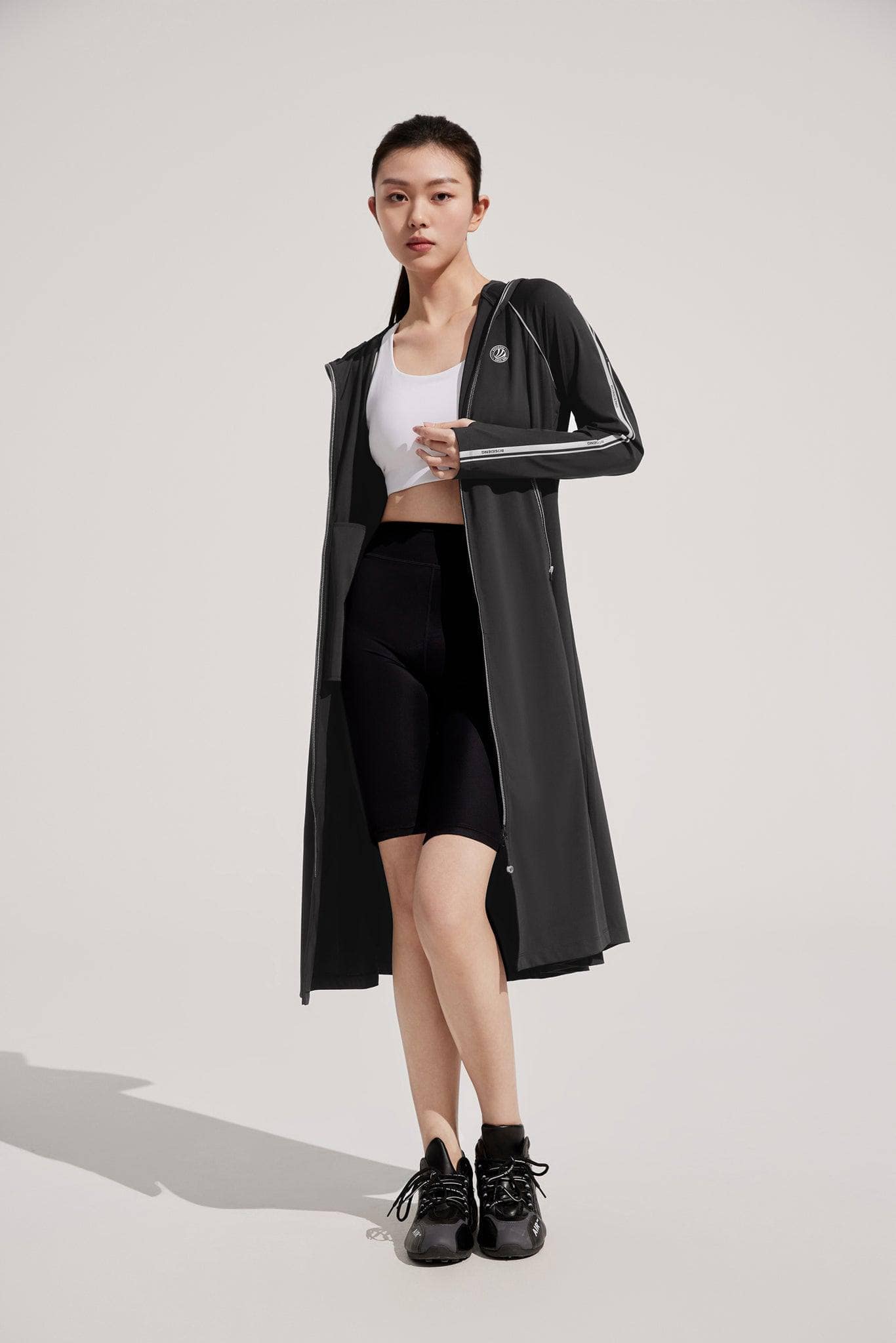BOSIDENG SS23 Sun Protection Longline Jacket 4 / Black