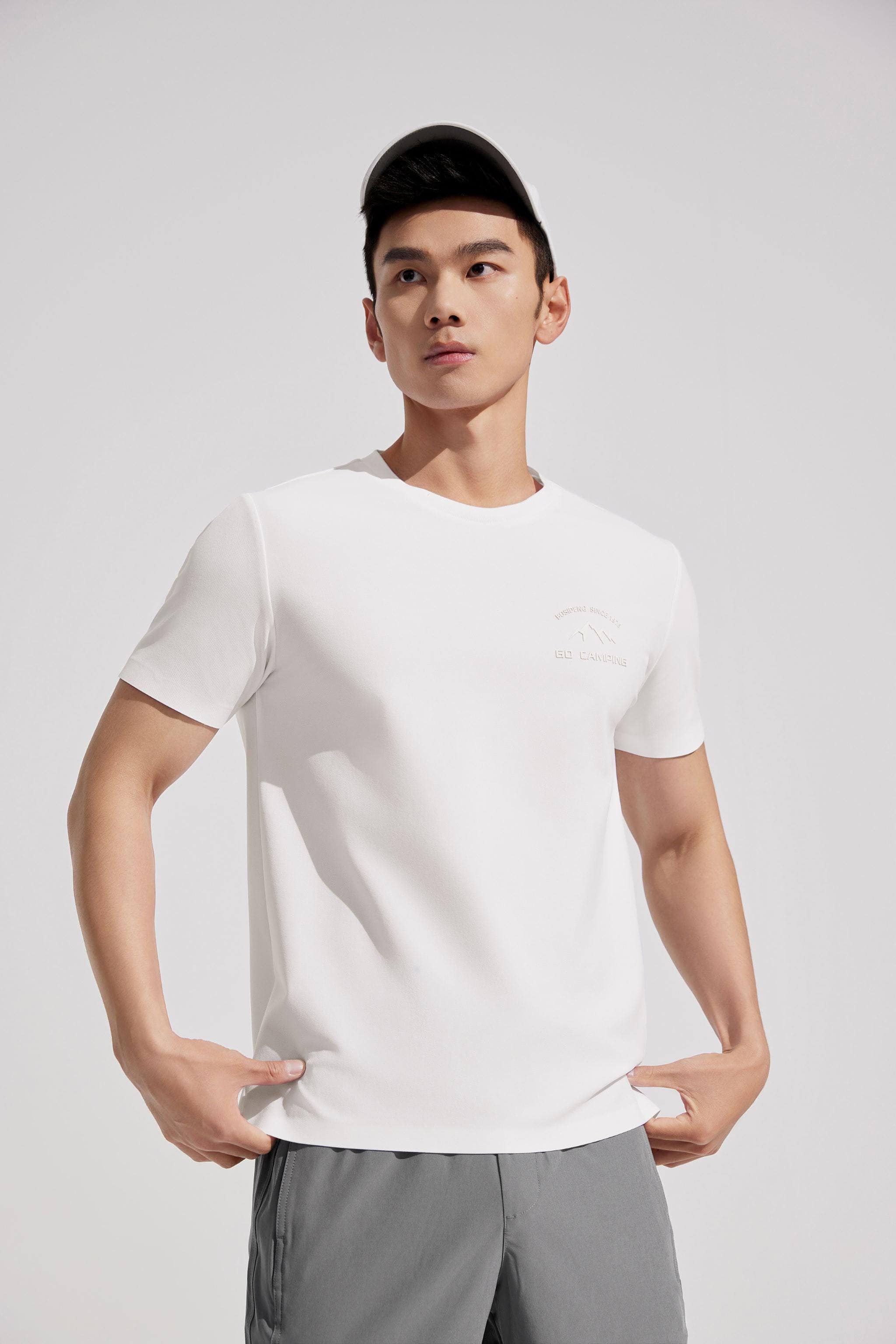 BOSIDENG SS23 Sun Protection T shirt S / Off White